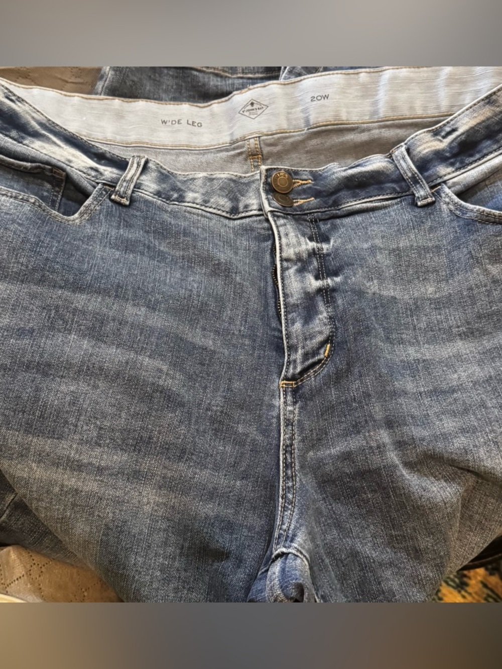 St. john’s bay Wide Leg Blue Denim Jeans